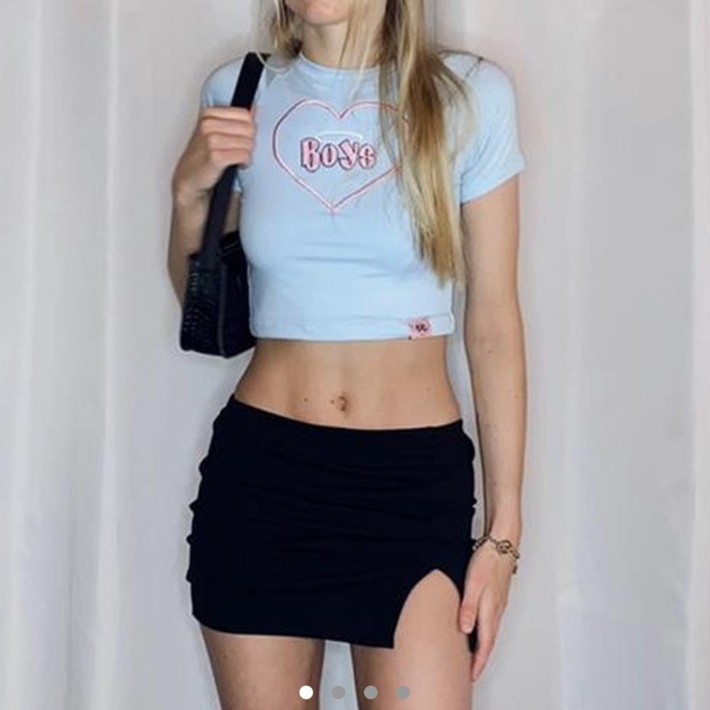 Dolls Kill Boys crop tee bratz vibes